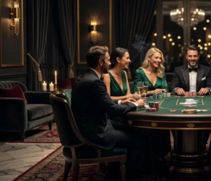 Elegancka prywatna impreza w nastrojowym oświetleniu